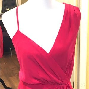 Express Red Spaghetti One Shoulder Wrap